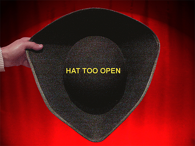 HOW TO restore or to repair the shapes of hats LARGE BLACK FELT WOOL TRICORN HAT ?